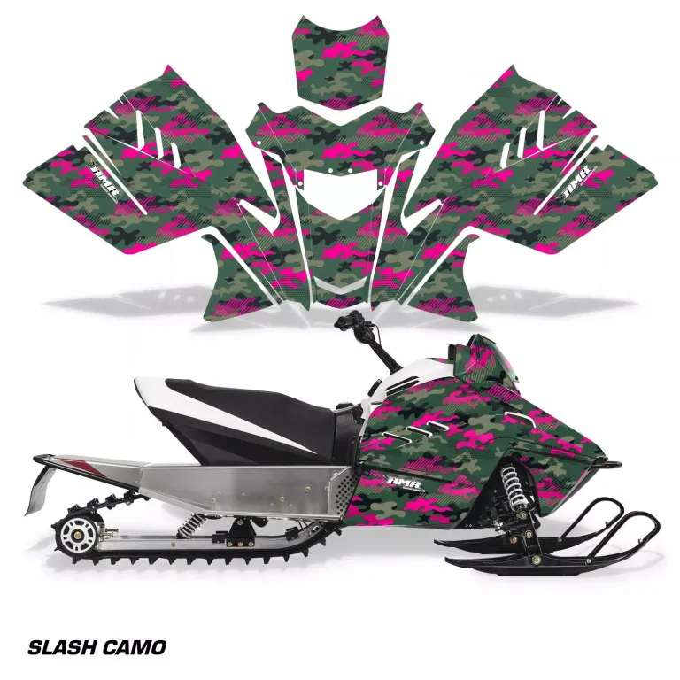 Dragon Flow Pink für Arctic Cat ZR 200 Schneemobil 2018-2024