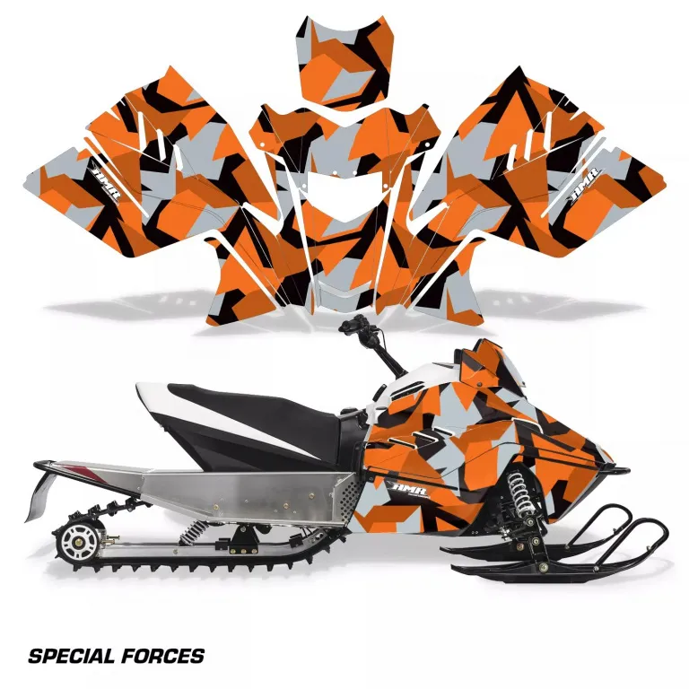 Special Forces Orange für Arctic Cat ZR 200 Schneemobil 2018-2024