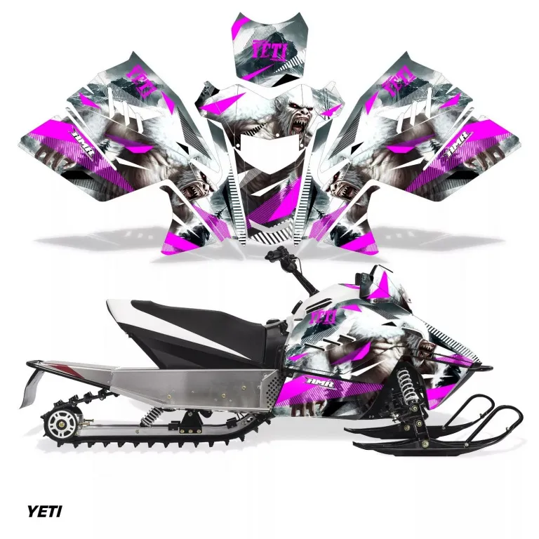 Yeti Pink für Arctic Cat ZR 200 Schneemobil 2018-2024