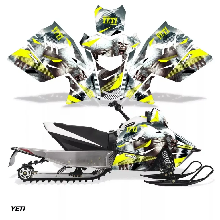Yeti Gelb für Arctic Cat ZR 200 Schneemobil 2018-2024
