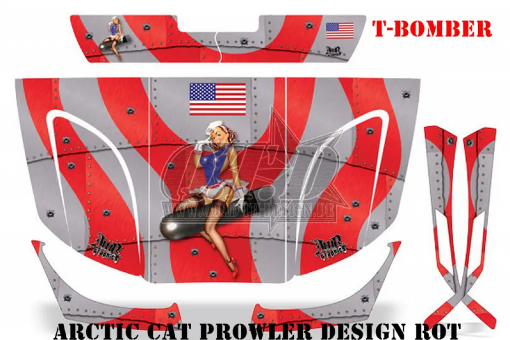 T-Bomber Red for Arctic-Cat Prowler XP/HD 09-15