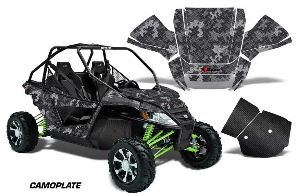 Camoplate Schwarz für Arctic-Cat Wildcat 700/1000 2012-2016