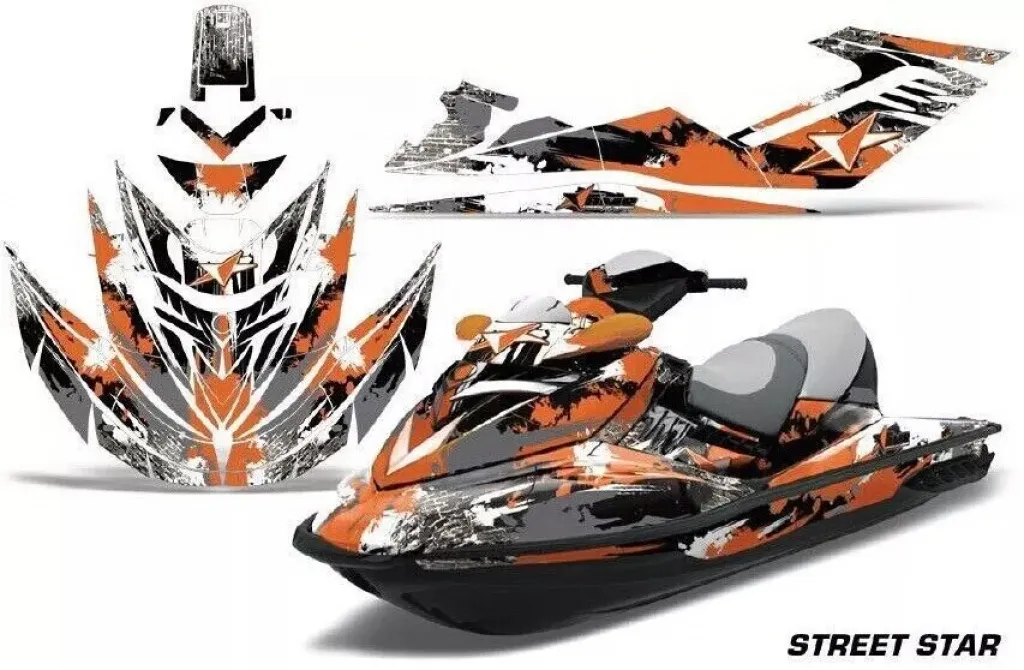 Street Star Orange für CAN-AM Sea Doo RXT Sitdown 2005-2009