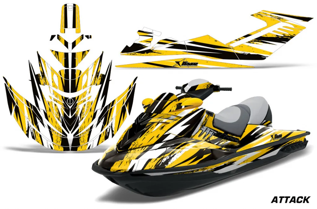 Attack Gelb für CAN-AM Sea Doo RXT Sitdown 2005-2009