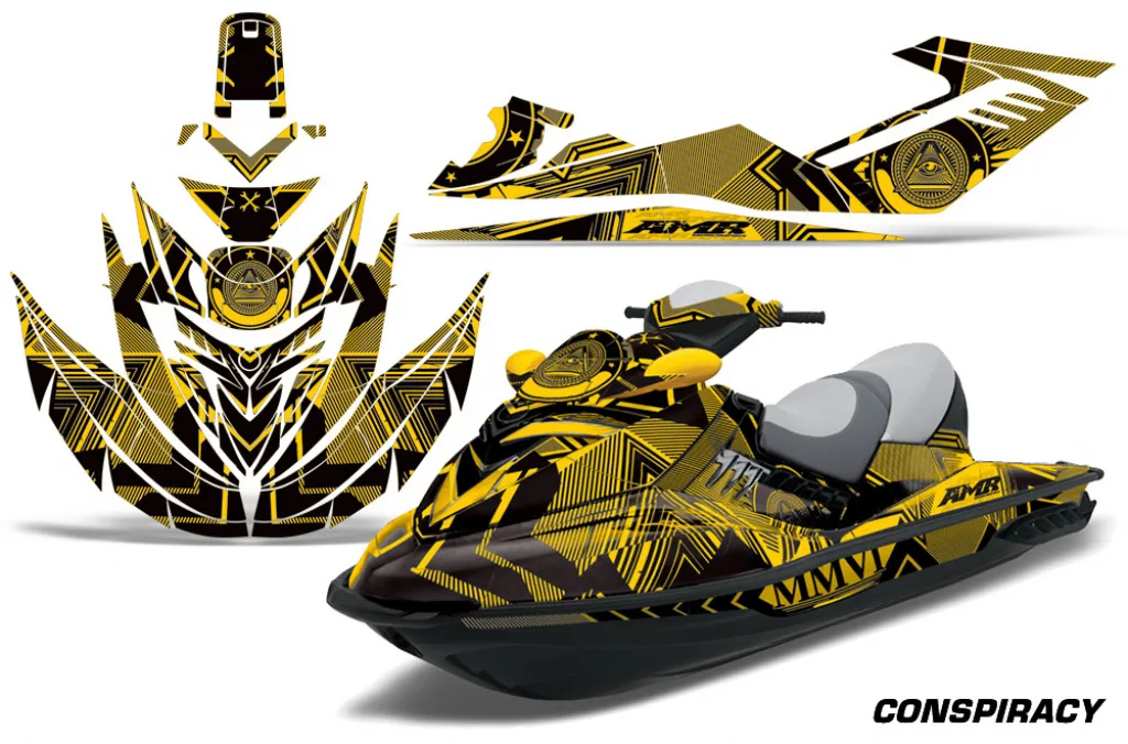 Conspiracy Gelb für CAN-AM Sea Doo RXT Sitdown 2005-2009