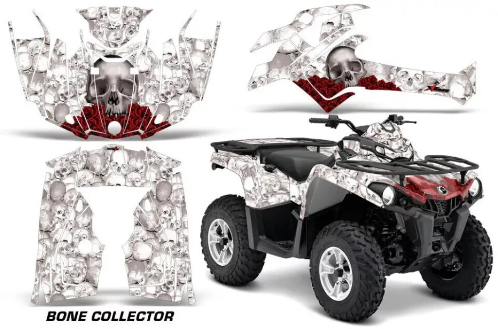Bone Collector Weiß für CAN-AM Outlander L 450/570 2014-2023