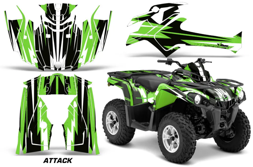 Attack Grün für CAN-AM Outlander L 450/570 2014-2023