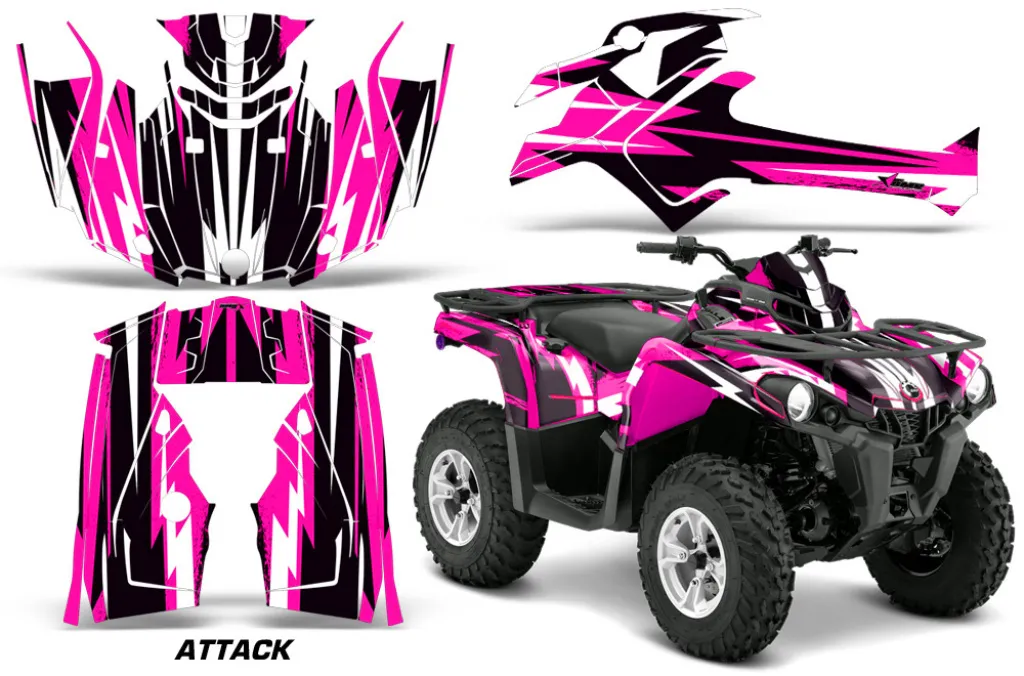 Attack Pink für CAN-AM Outlander L 450/570 2014-2023