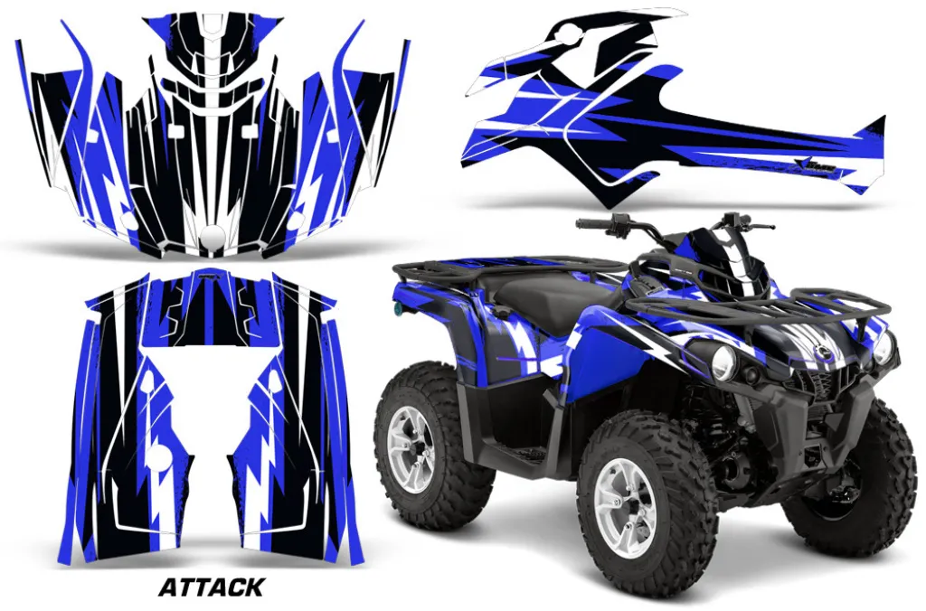 Attack Blau für CAN-AM Outlander L 450/570 2014-2023
