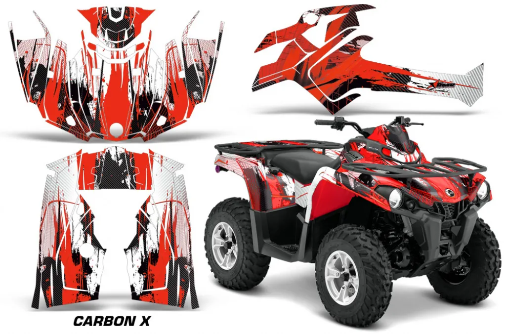 Carbon-X Rot CAN-AM Outlander L 450/570 2014-2023