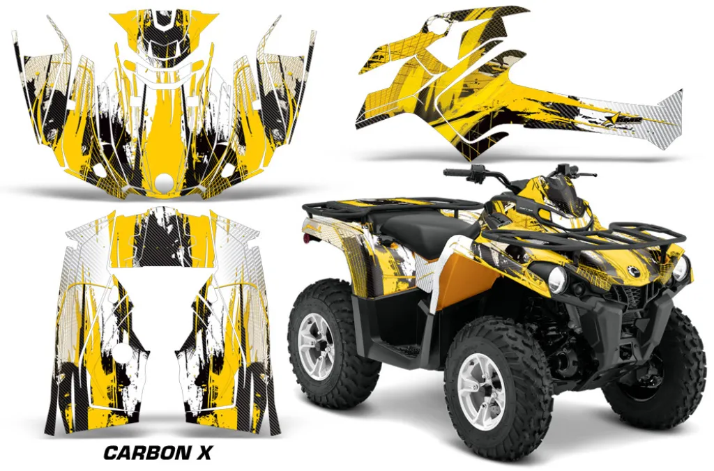 Carbon-X Gelb für CAN-AM Outlander L 450/570 2014-2023