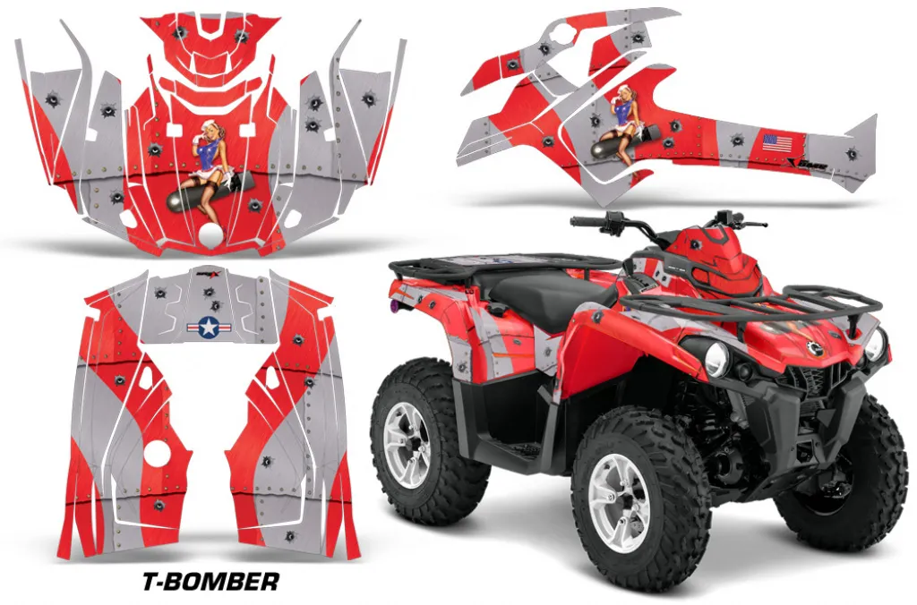 T-Bomber Rot für CAN-AM Outlander L 450/570 2014-2023
