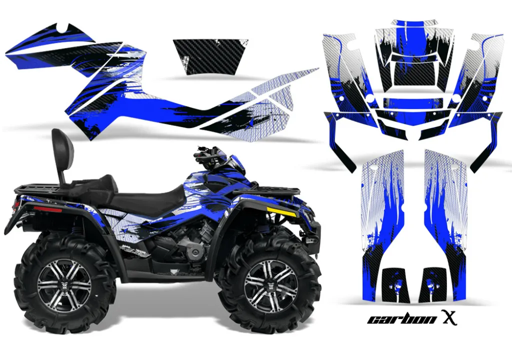Carbon-X Blau für CAN-AM Outlander MAX 500/650/800 2006-2012