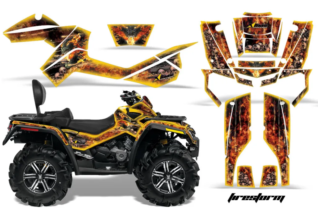 Firestorm Gelb für CAN-AM Outlander MAX 500/650/800 2006-2012