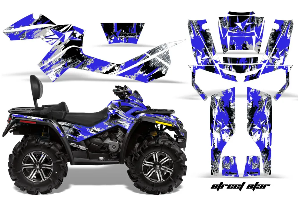 Street Star Blau für CAN-AM Outlander MAX 500/650/800 2006-2012