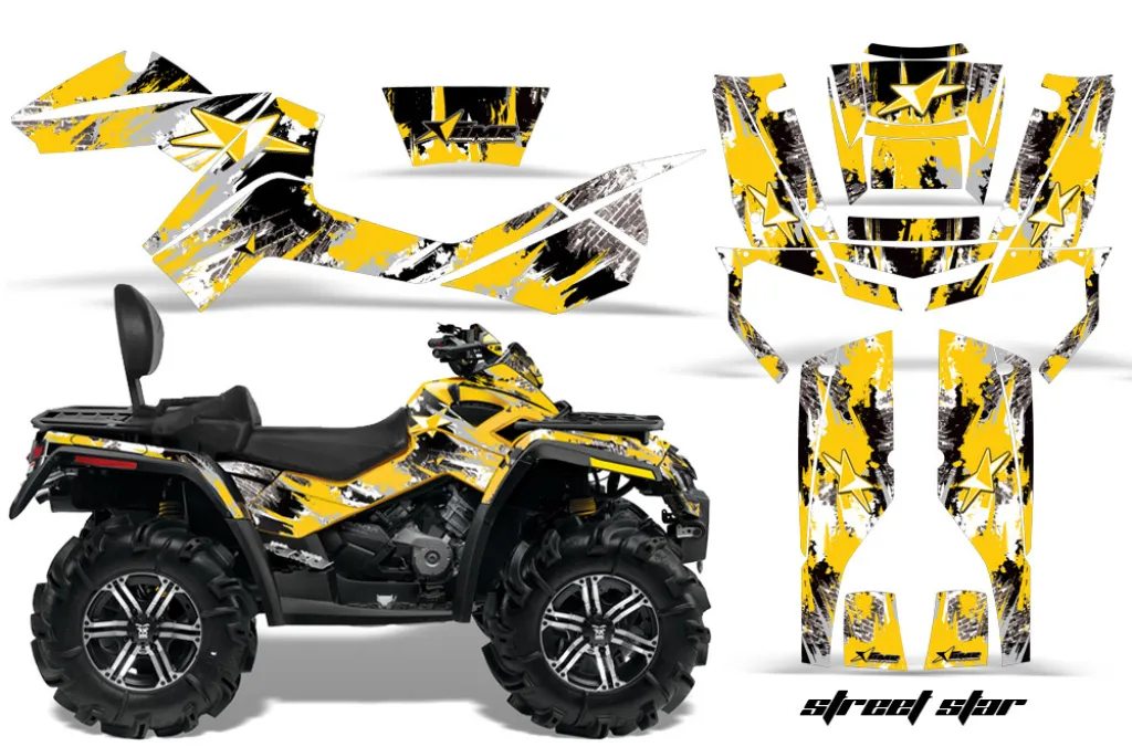 Street Star Gelb für CAN-AM Outlander MAX 500/650/800 2006-2012