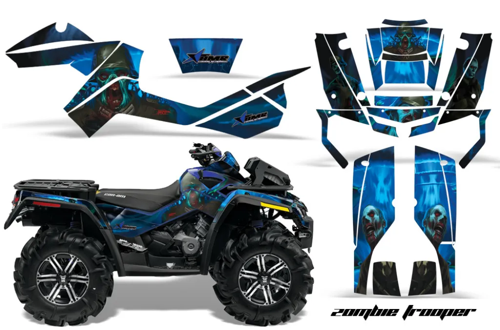 Zombie Trooper Blau für CAN-AM Outlander MAX 500/650/800 2006-2012