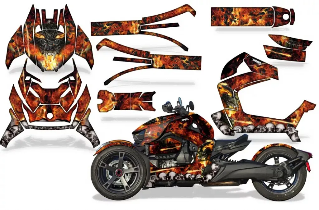 Firestorm Schwarz für CAN-AM Ryker Rally 2018-2021