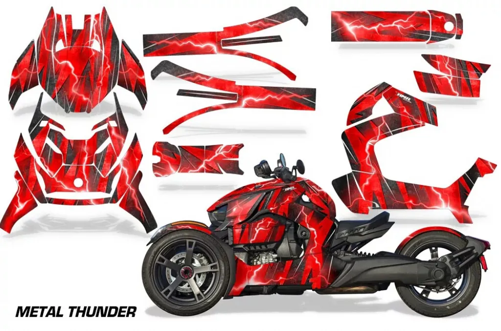 Metal Thunder Rot für CAN-AM Ryker Rally 2018-2021
