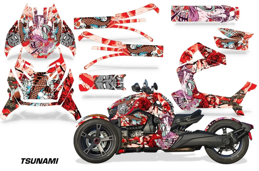Tsunami Rot für CAN-AM Ryker Rally 2018-2021