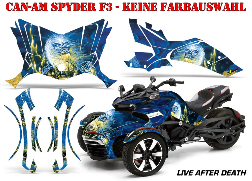 Iron Maiden - Live after death für CAN-AM Spyder F3/F3-S