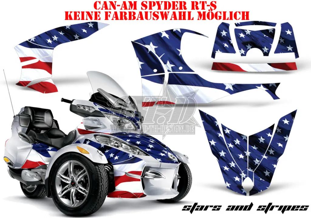 Stars and Stripes für CAN-AM Spyder RT/RTS/RT Limited 2010-2013