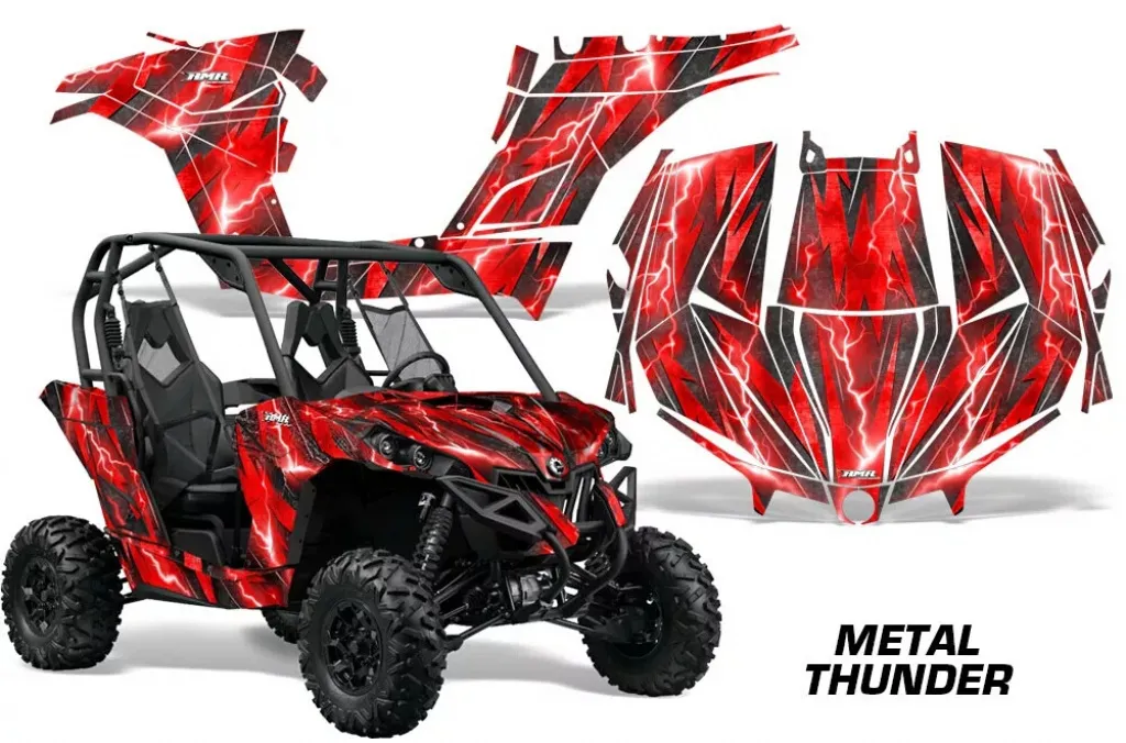 Metal Thunder Rot für CAN-AM Maverick 1000 X/RS/R/XDS Turbo 2013-2016