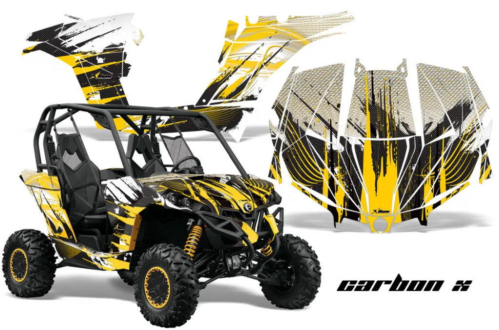 Carbon-X Gelb für CAN-AM Maverick 1000 X/RS/R/XDS Turbo 2013-2016