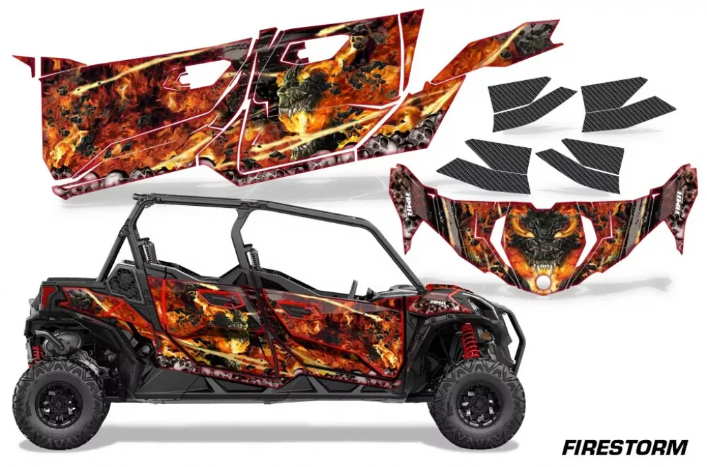 Firestorm Rot für CAN-AM BRP Maverick Sport MAX 4 Türer ab 2019+