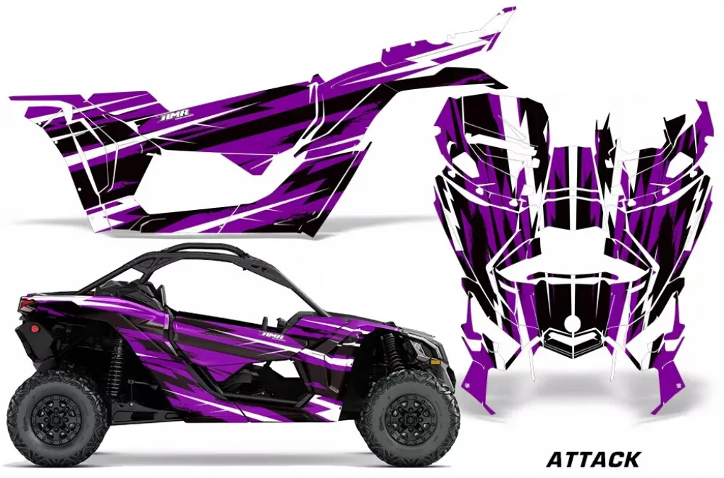 Attack Lila für CAN-AM Maverick X3 2016-2023