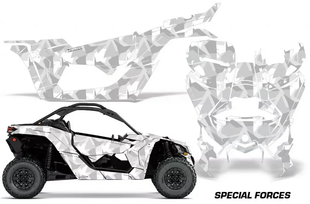 Special Forces Weiß für CAN-AM Maverick X3 2016-2023