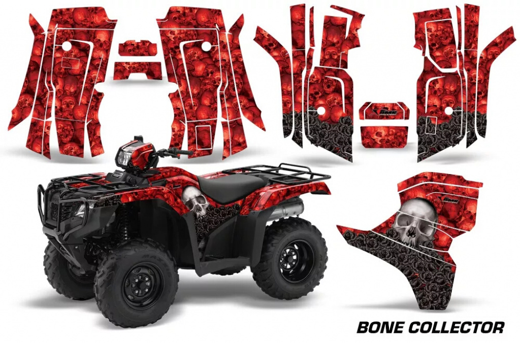 Bone Collector Red for Honda Fourtrax TRX 500 Foreman 2014-2019