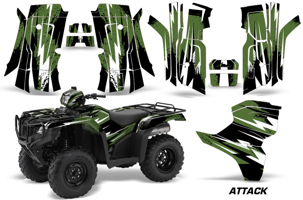Attack Green for Honda Fourtrax TRX 500 Foreman 2014-2019