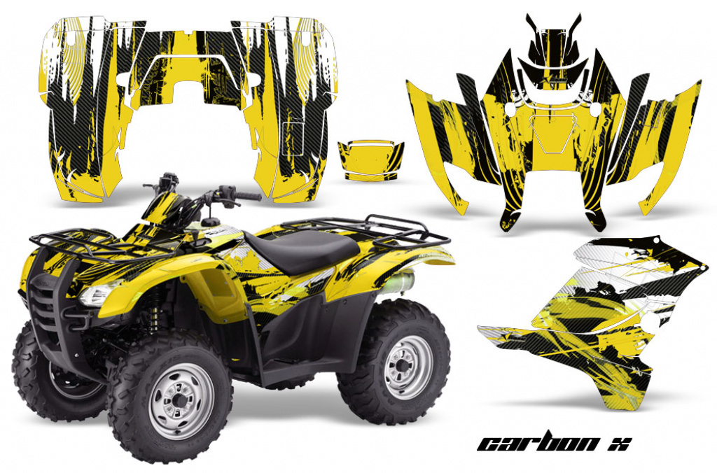 Carbon-X Yellow for Honda Rancher/Rancher AT 2007-2013