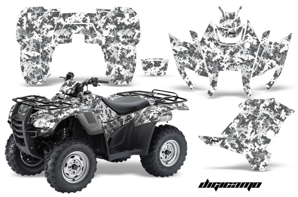 Digicamo Weiß für Honda Rancher/Rancher AT 2007-2013