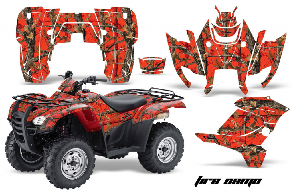 Fire Camo for Honda Rancher/Rancher AT 2007-2013
