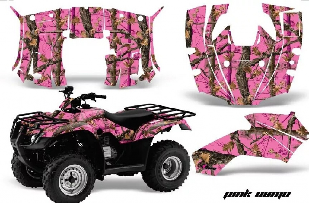 Arctic Pink Camo for Honda Recon ES Fourtrax 2005-2018