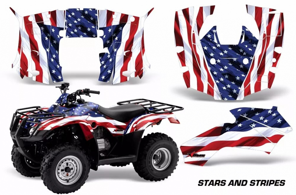 Stars and Stripes for Honda Recon ES Fourtrax 2005-2018