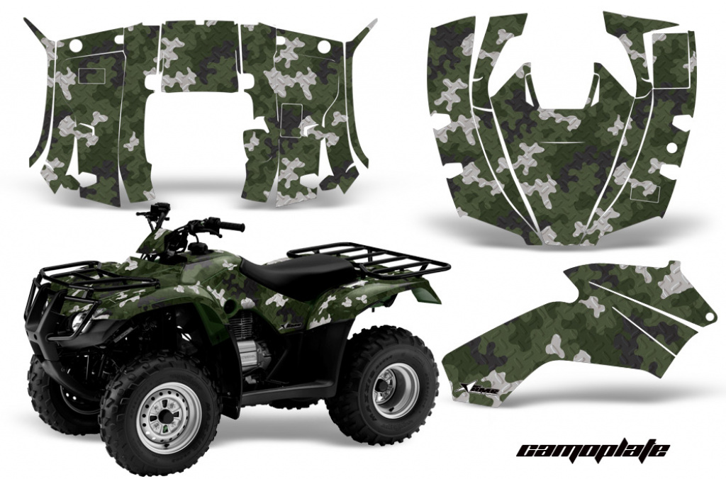 Camoplate Green for Honda Recon ES Fourtrax 2005-2018