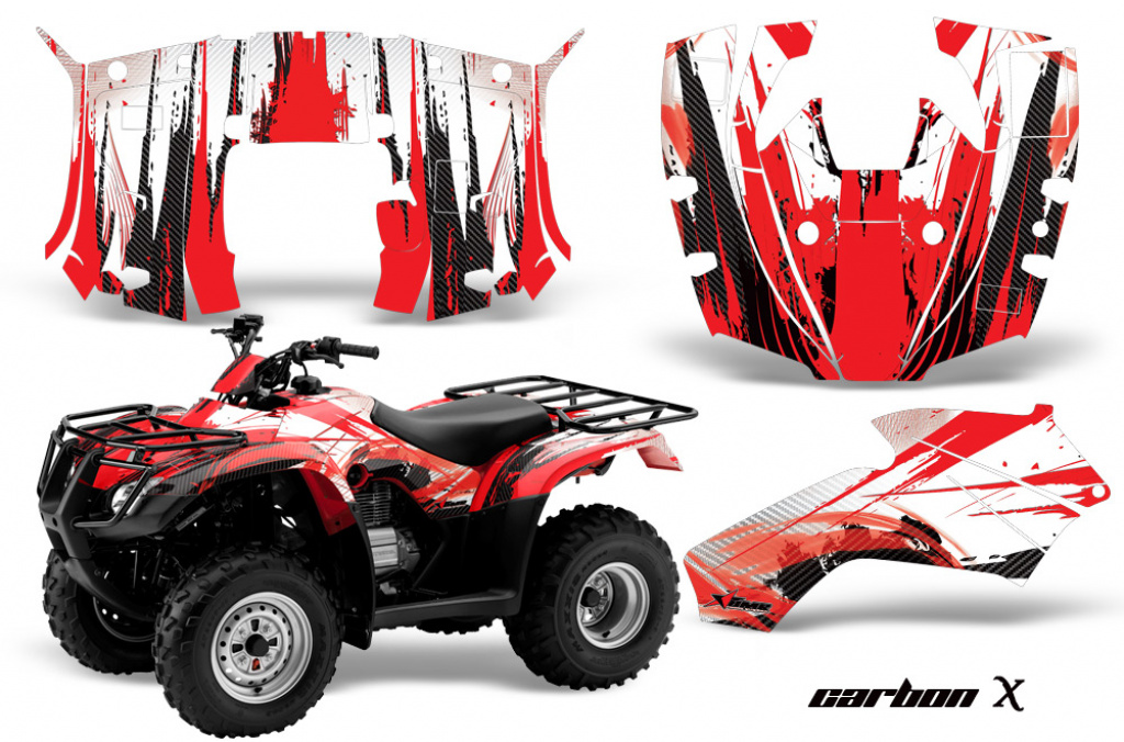 Carbon-X Red for Honda Recon ES Fourtrax 2005-2018