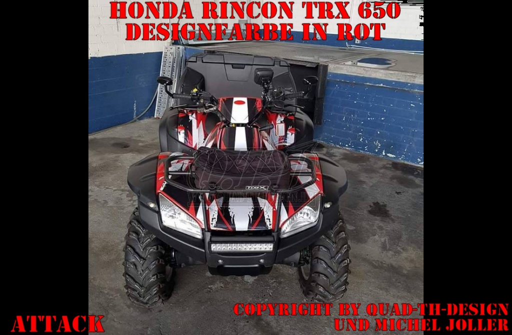 Attack Red for Honda Rincon/TRX 680 2006-2018