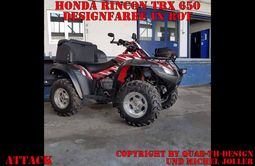 Attack Red for Honda Rincon/TRX 680 2006-2018