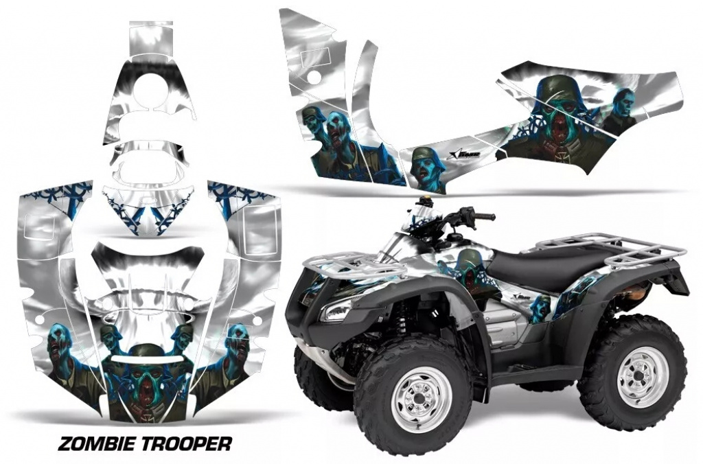 Zombie Trooper White for Honda Rincon/TRX 680 2006-2018