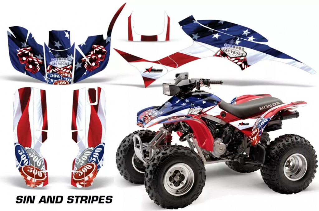 Sin and Stripes for Honda TRX 300EX 1993-2006