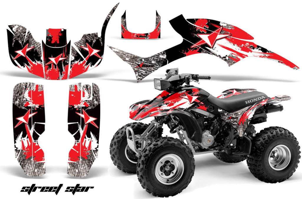 Street Star Red for Honda TRX 300EX 1993-2006