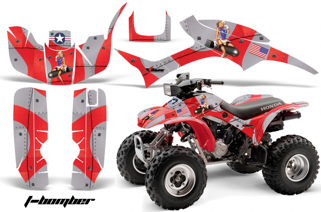 T-Bomber Red for Honda TRX 300EX 1993-2006