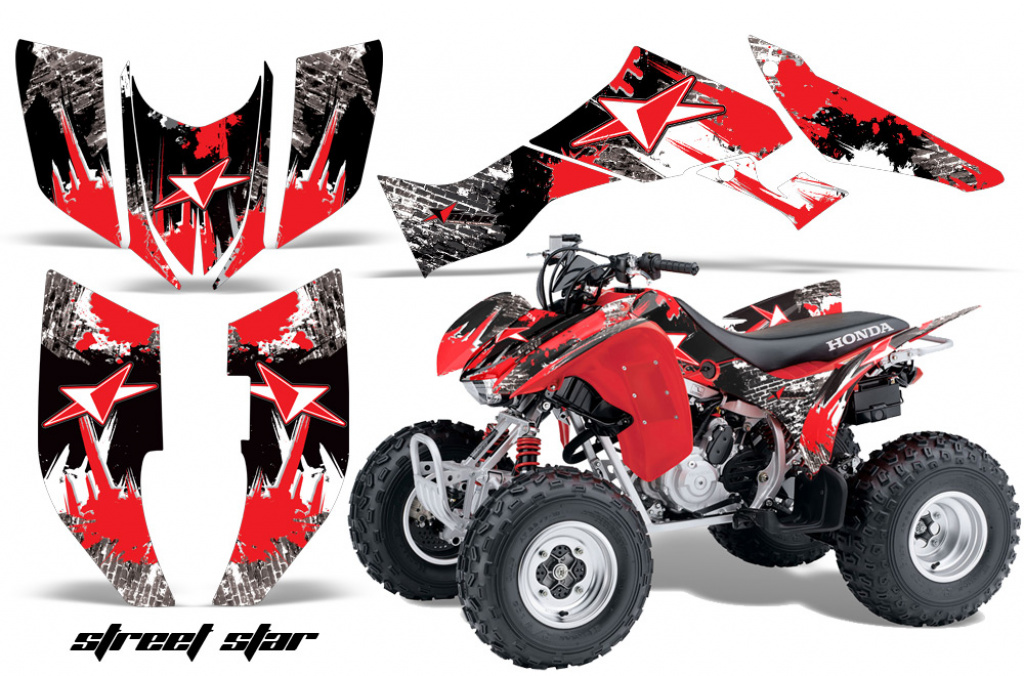 Street Star Red for Honda TRX 300EX 2007-2013