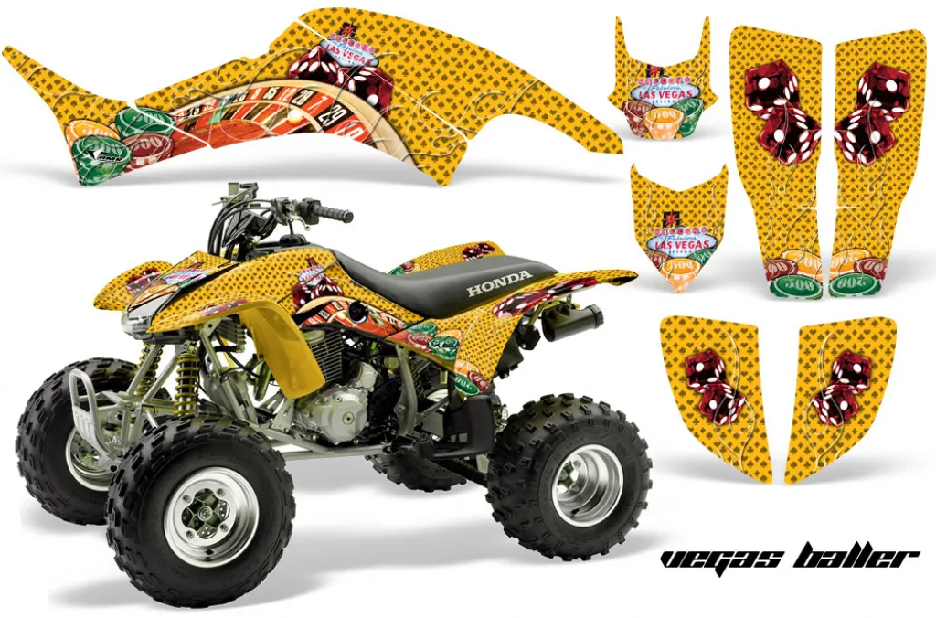 Vegas Baller Gelb für Honda TRX 400EX 1999-2007