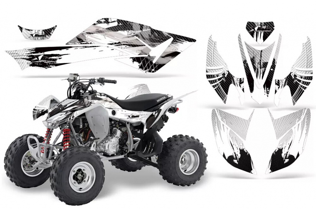 Carbon-X White for Honda TRX 400EX 2008-2016