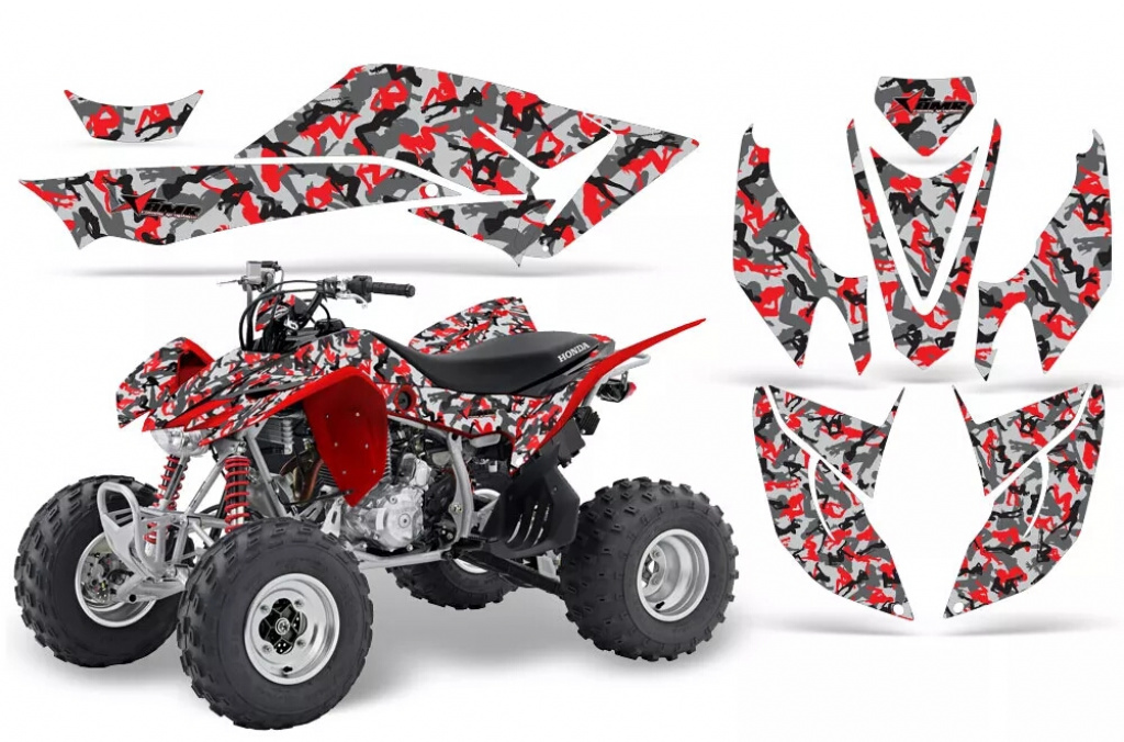 Urban Camo Red for Honda TRX 400EX 2008-2016